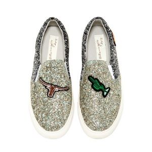 🌵Vintage Havana Patched Glittery Shoes 🌵